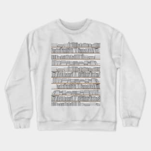 bibliothèque bien remplie Crewneck Sweatshirt